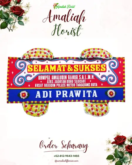 Papan Bunga Ucapan Selamat Pahandut